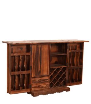 Acer Solid Wood Bar Cabinet 2 | Truwud