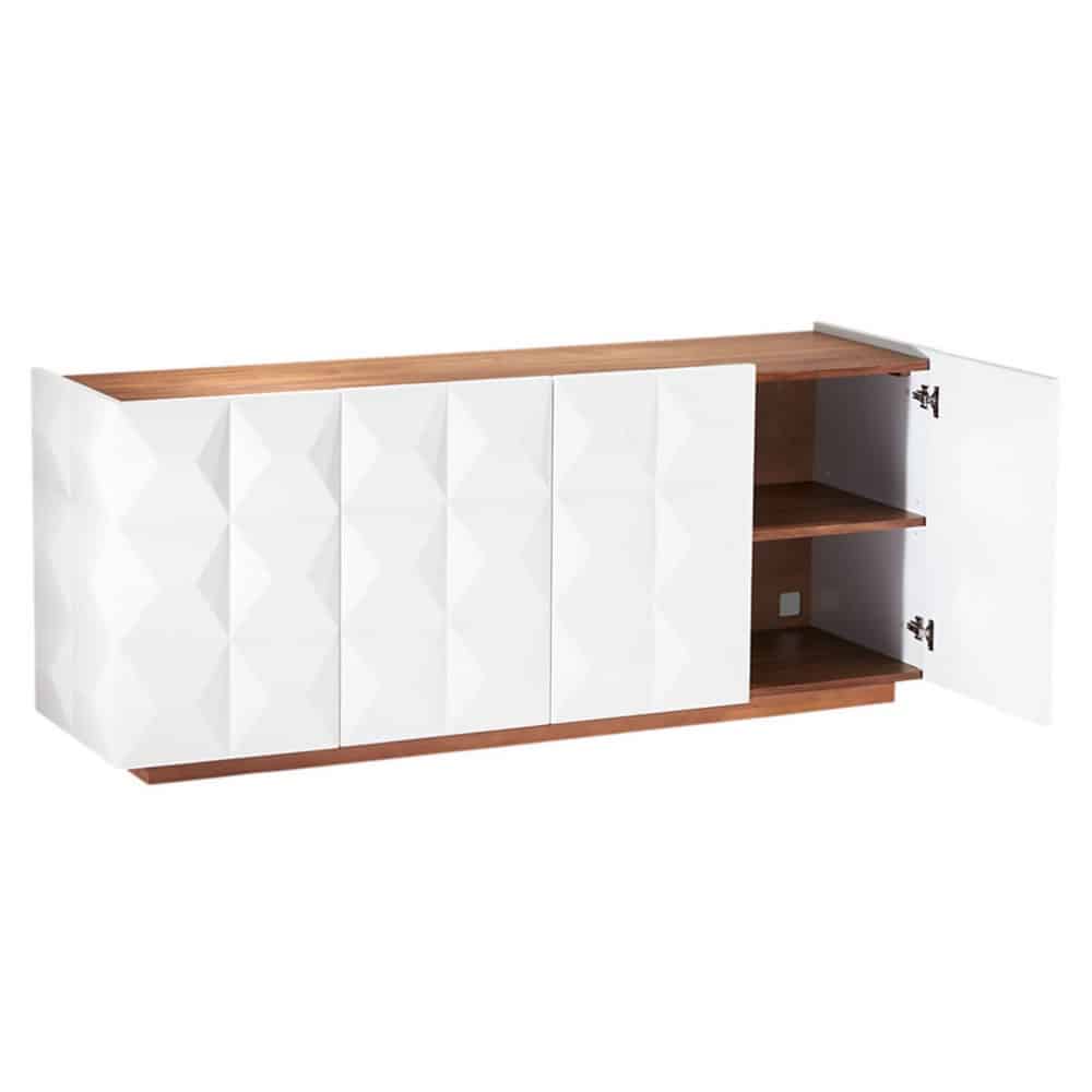 Edam White TV Unit